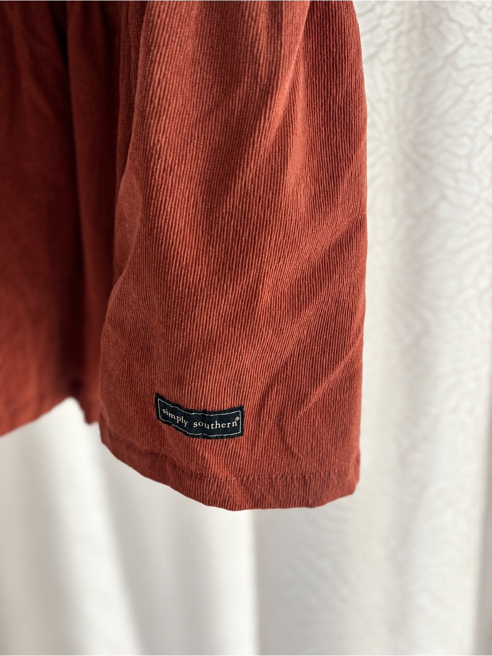 Simply Southern Men's Corduroy Pants - Rust Brown
